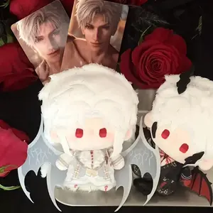 10cm Cartoon Silverwing Fiend Sylus Doll Love and Deepspace Anime Doll Evil Demon Dragon Sylus Plushies Birthday Gift Girl Fans