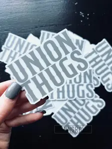 Union Thugs Sticker, Electrician, Electrical, Construction Skeleton Decal, Hard Hat Sticker, Blue Collars Stickers, Journeyman, Sparks