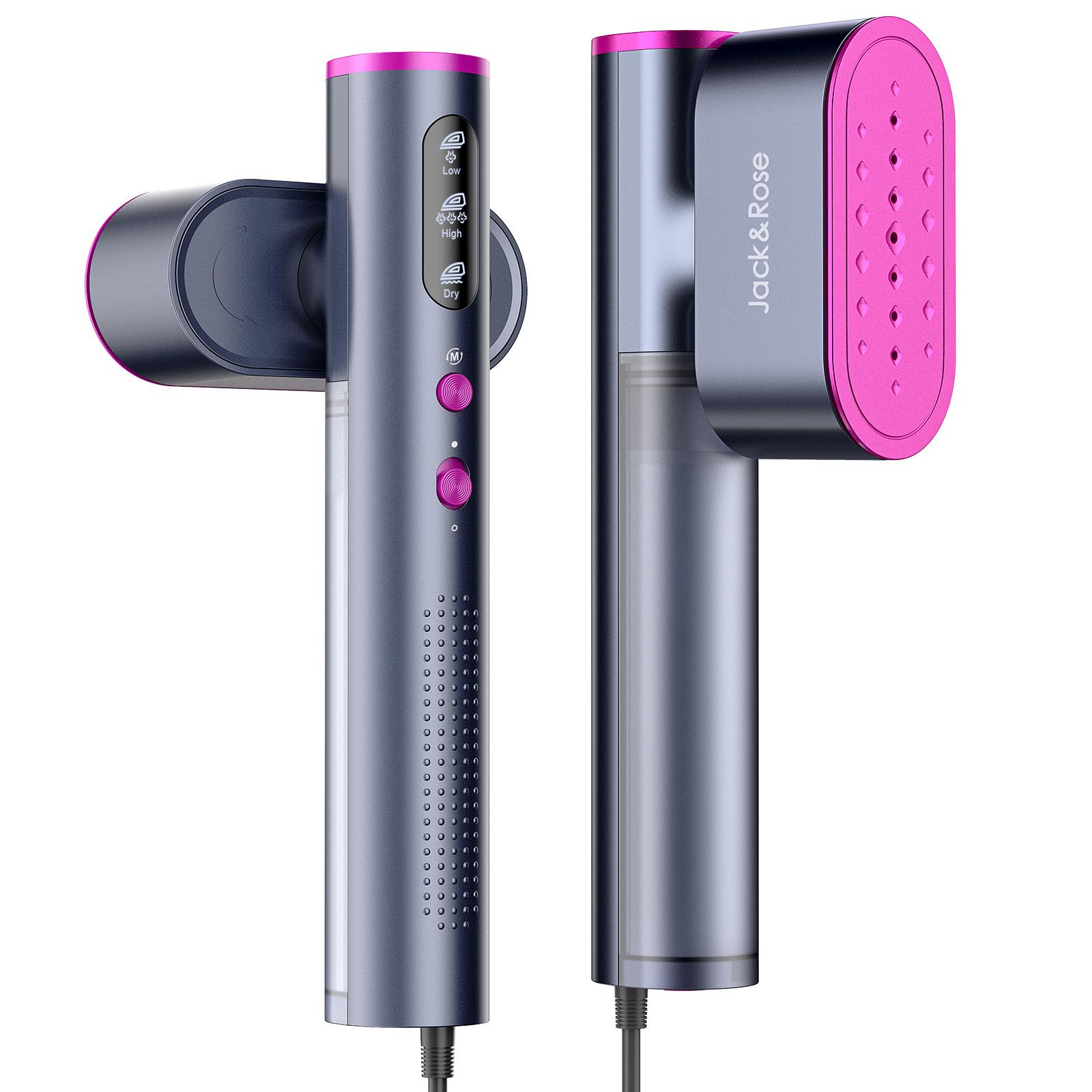 Jack ＆ Rose Garment Steamer for Clothes,Hanrdheld Steamer & Iron 2 In 1,15s Fast Heat Up,Large Panel,100-240V Wide Volta