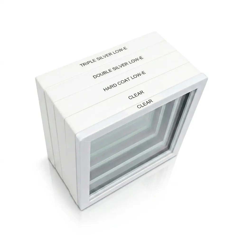 EDTM Glass Sample Set (GS1333) Ideal for Window Sales Kits, Energy Performance Demos & Side-by-Side Comparisons - Made in USA