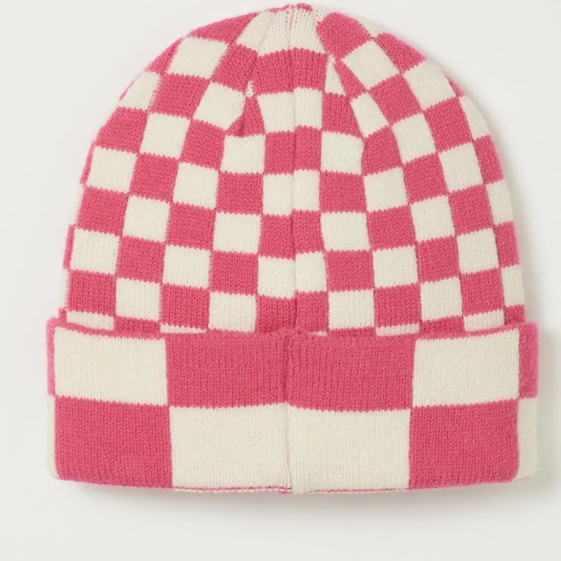 Women's Karina Multi Checkered Knit Beanie Hat
