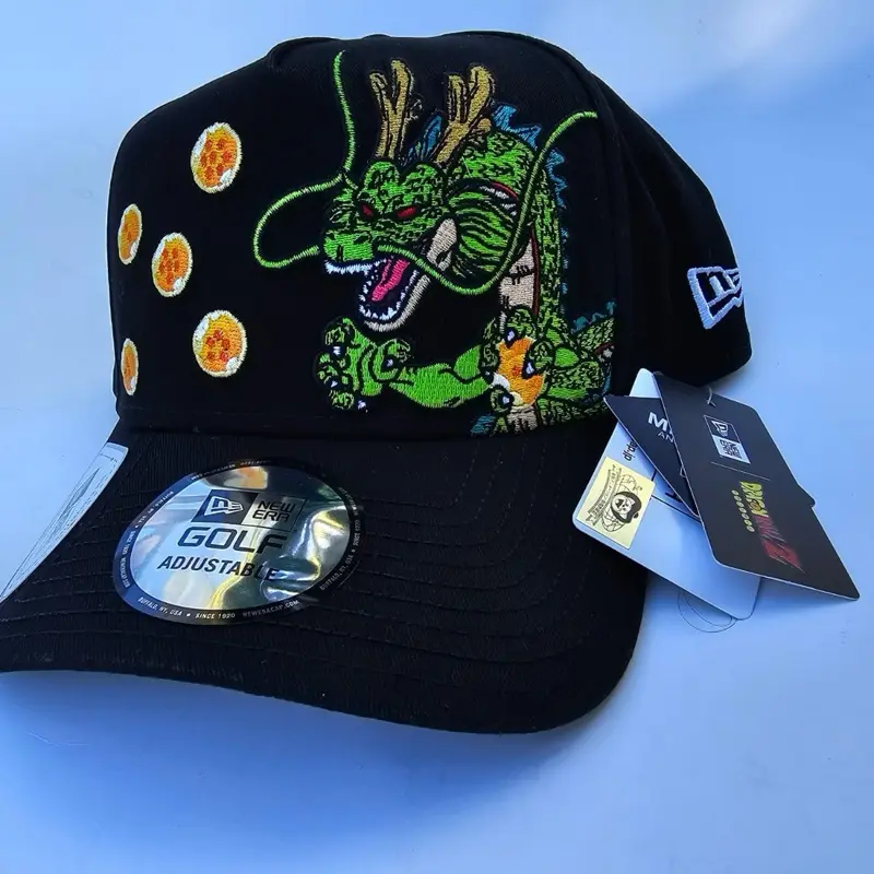 New Era Golf Dragon Ball Z Shenron Snapback Hat with Magnetic 4-Star Ball