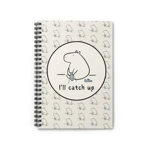 Funny Capybara Notebook – “I’ll Catch Up” Journal