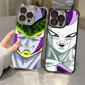 Anime Cell Frieza Buu King Piccolo Phone Case for iPhone 11 12 13 15 16 17 Pro Max 14 Plus 17Air Samsung Galaxy S26 S25 S24 S23 S22 Clear Cover