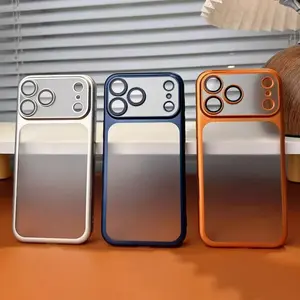 for iphone17promax case Thin Frosted Hard Phone Case for iPhone 17 Pro Max 16 15 13 14 12 Plus AIR Lens Protector Shockproof Slim Cover