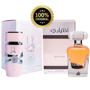 (Bundle) Lattafa Yara & Lattafa Ekhtiari Multi-Pack Combo 3.4 100ml each - Long Lasting Spicy Fragrance Perfume Scented Fragrance Aroma Flower Blend