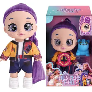 Kpop Dolls Anime Action Figures Set,7 inch,Can Play Music,5D Eyes,5 Joints Movable,Rumi,Mira,Zoey Anime Dolls Kids Toys,Collectibles Gifts for Girls Boys