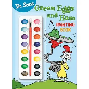 Dr. Seuss: Green Eggs and Ham Painting Book: Coloring and Activity Book with Paint Box -- Random House - Paperback