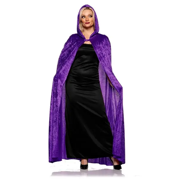 Women's Long Purple Cloak