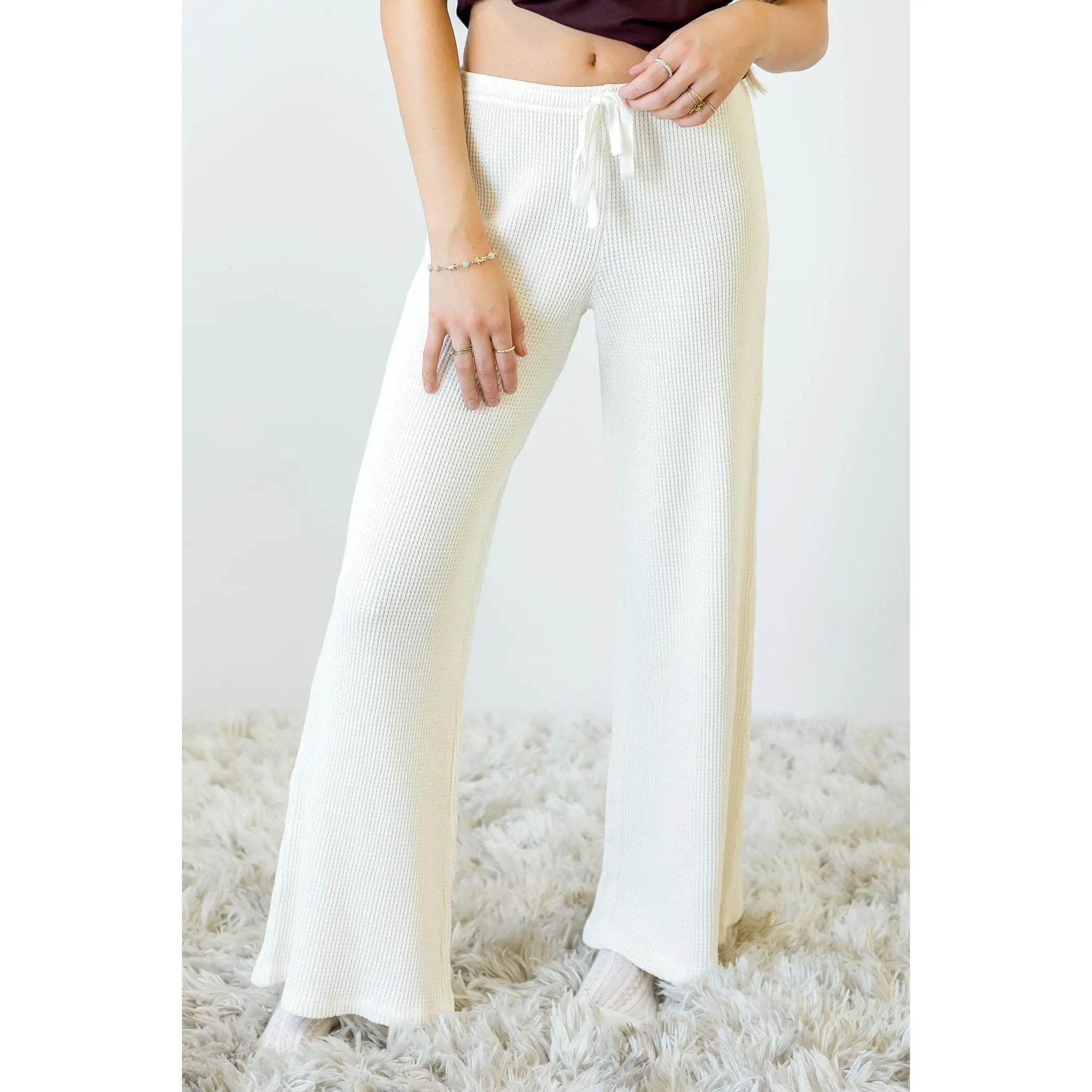 Waffle Knit Pants Waffle Knit Pants