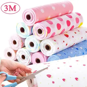 Reusable Anti-slip Mat Shoes Cabinets Drawers Fridge Paper Home Kitchen Table Shelf Liners Pad DIY Waterproof Oil Proof Placemat Coasters Printed