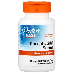 Doctor's Best Phosphatidyl Serine, 100 mg, 120 Veggie Caps