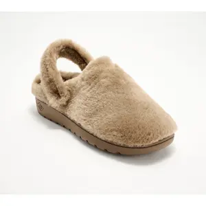 MUK LUKS Cozy Slippers with Backstrap - Lisa