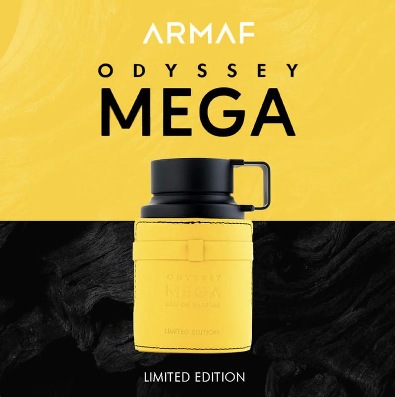 ARMAF Odyssey Mega Eau De Parfum Spray For Men Limited Edition 3.4 Oz / 6.8 Oz