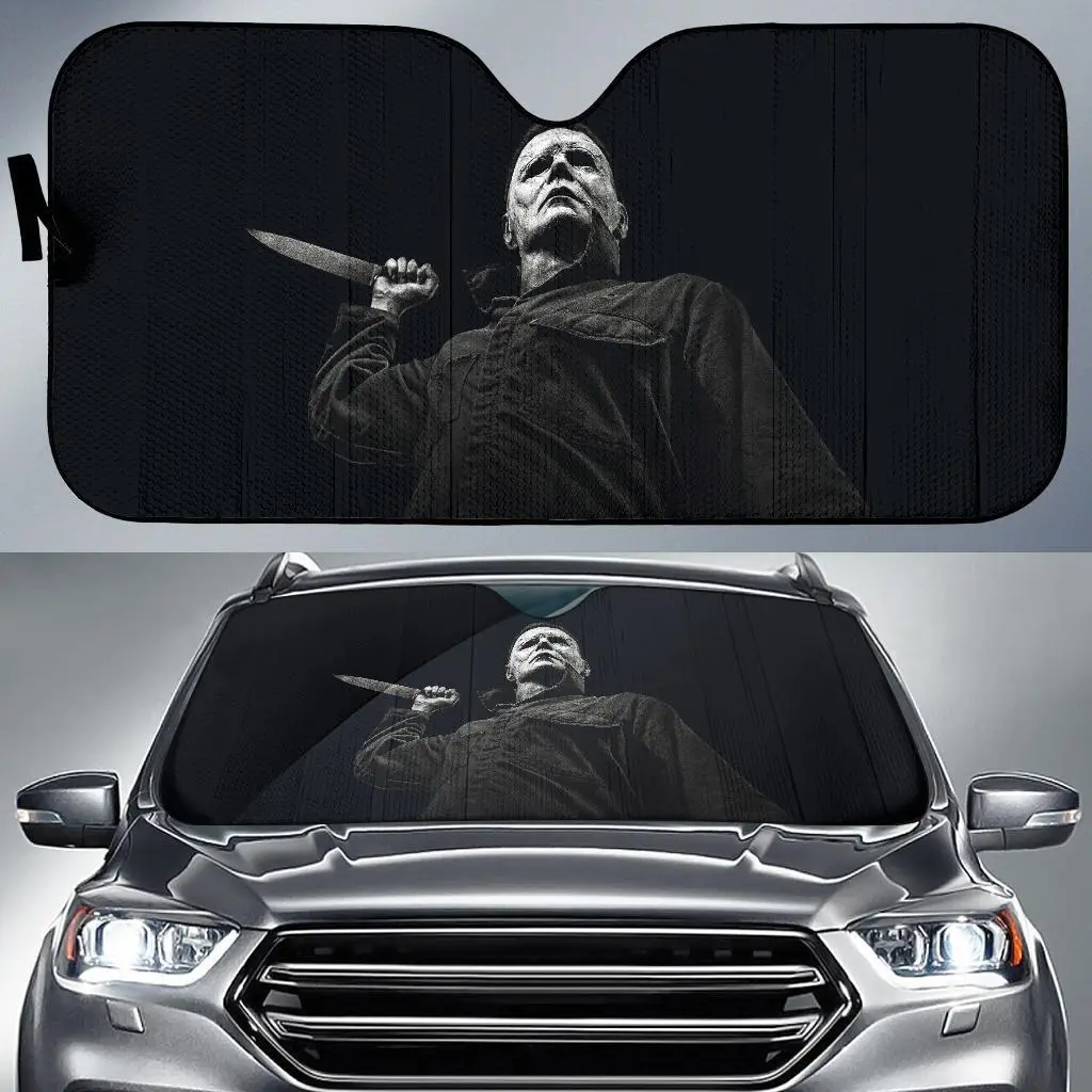 Michael Myer Halloween Auto Sun Shade Nh07