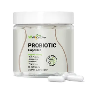 WellCatcher Active Probiotic Capsules | Replenish Gut Flora, Support Vaginal Health, Daily Probiotic for Adults