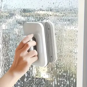 Magnetic Double-Sided Window Cleaner - Strong Suction Glass Scraper for High Windows, Safe & Practical Household Cleaning Tool - For All - Suitable for Home Cleaning - Great Gift for Housewarming