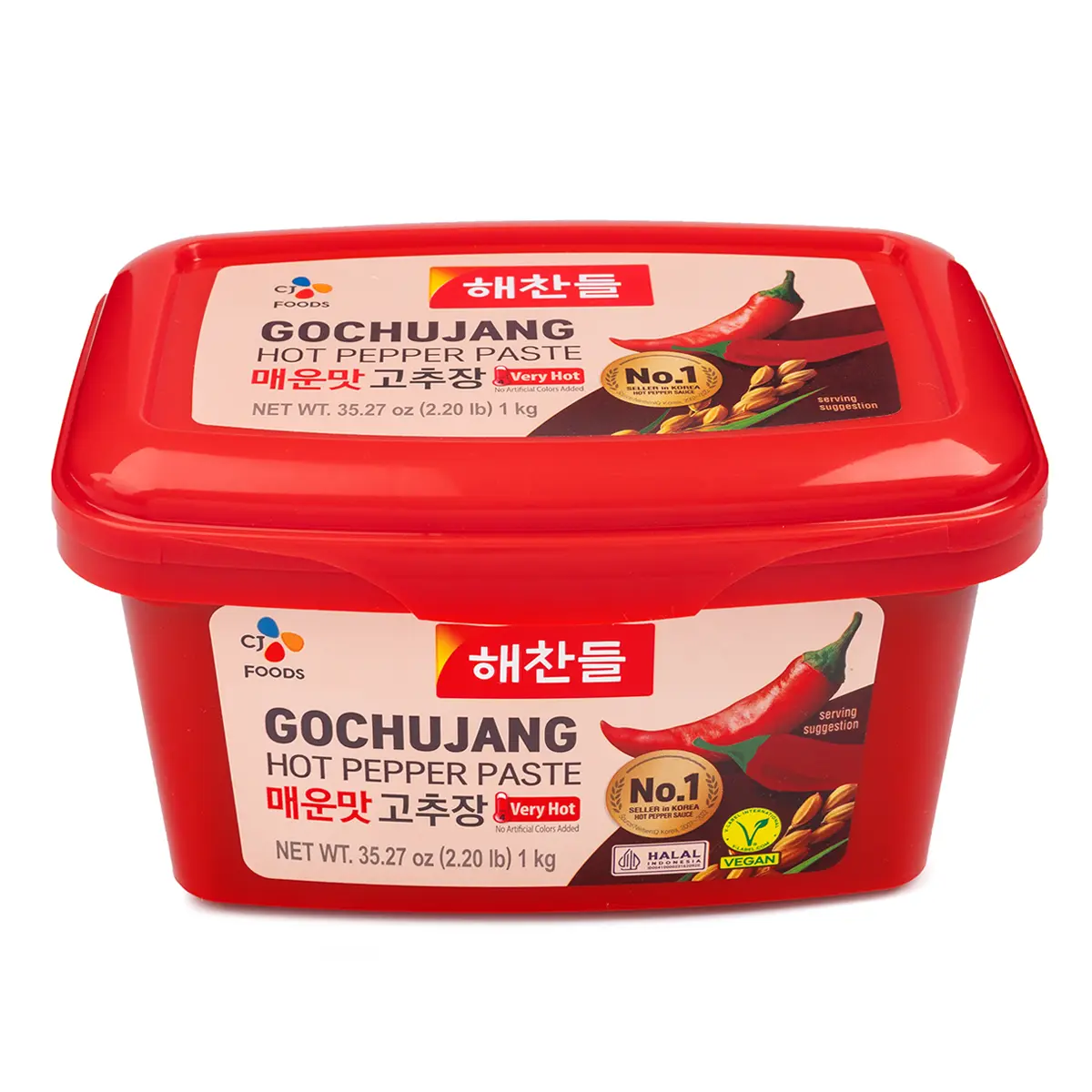 CJ Foods Gochujang Hot Pepper Paste, Very Hot 1000 g CJ Foods Gochujang Hot Pepper Paste, Very Hot 1000 g