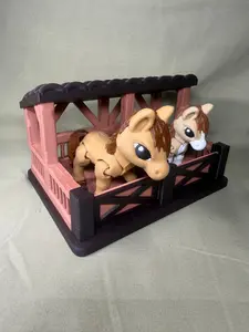 3D Printed Horse Barn Play Set