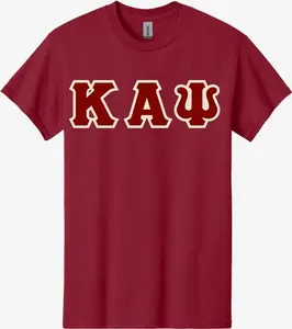 Kappa Alpha Psi Twill Letter Shirt. Kappa Alpha Psi Apparel.
