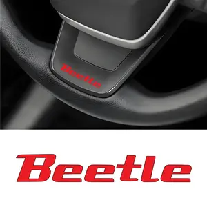 2PCS Car Stickers Car Logo Badge Decals Car Decorative Sticker Suitable for Volkswagen Beetle Vehicle Accessories