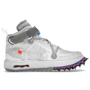 Nike Men's Air Force 1 Mid Off-White White Basketball Shoes, from StockX