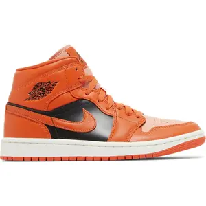 [DM3381-600] Womens Air Jordan RETRO 1 MID SE 'RUSH ORANGE'