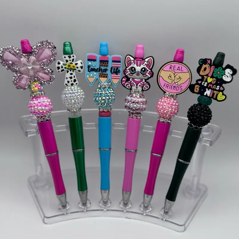 New Beaded Pens in Beautiful Colors - Writing Tools for Office