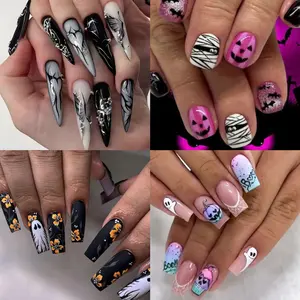 4 styles available: Cool, sweet, punk style, and European embossed nail designs.