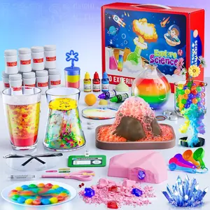 Summer Gifts 90 Lab Experiments Science Kit for Kids, STEM Activities Educational Scientist Toys Gifts for Age 6-12 Year Old Boys Girls, Chemistry and Physics Set Toys, Volcano Eruption