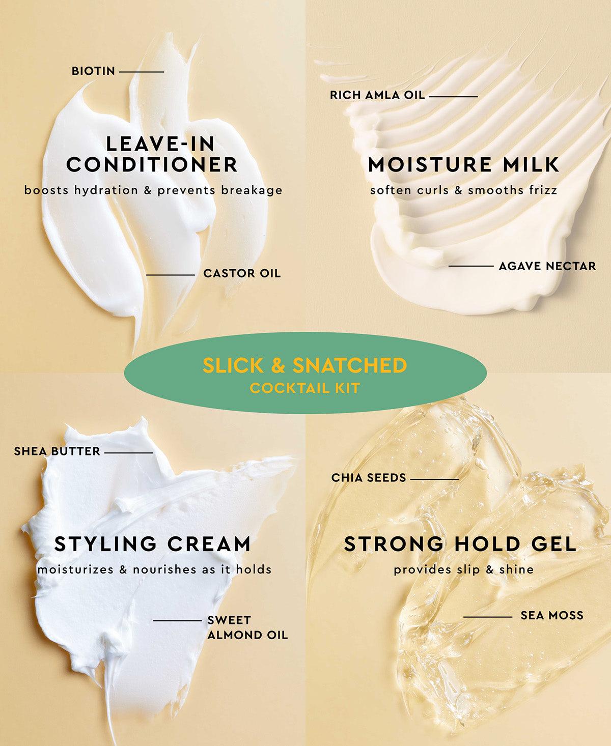 PATTERN Beauty Slick & Snatched Cocktail | 4-Piece Discovery Set for Slick Back & Sleek Styles PATTERN Beauty Slick & Snatched Cocktail | 4-Piece Discovery Set for Slick Back & Sleek Styles