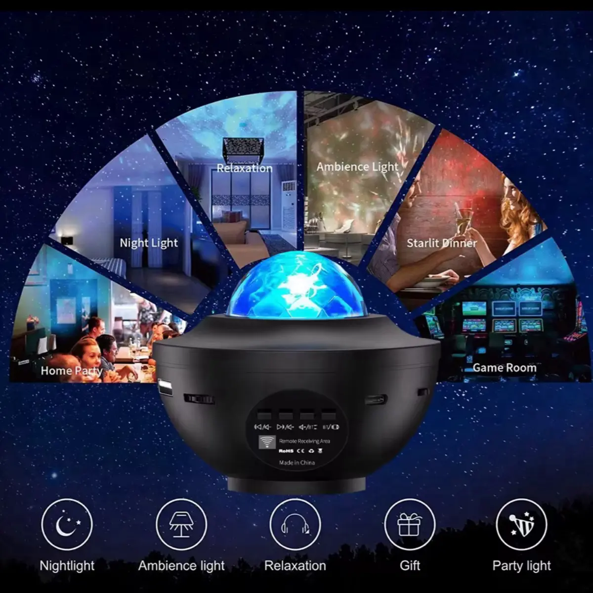 LED Galaxy Projector