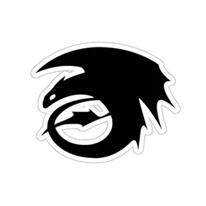 How to Train Your Dragon Nightfury Crest Sticker, Kiss-Cut Sticker