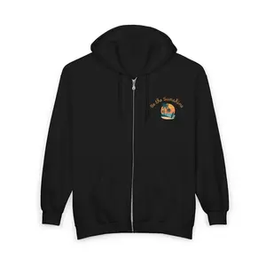 Zip Hoodie -Retro Sunset Surf-"Be The Sunshine"