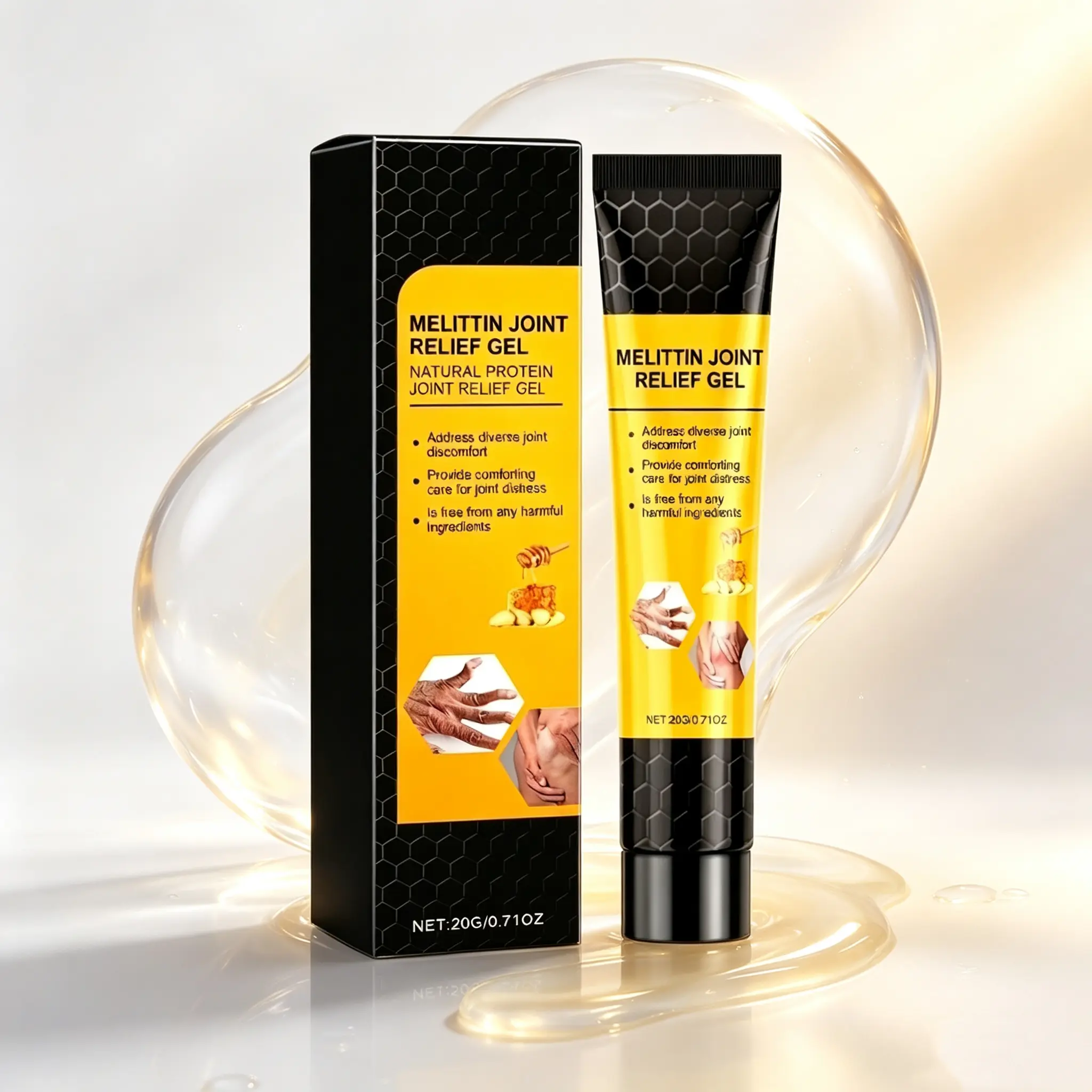 Joint Relief Cooling Gel Cream | Infused with Menthol & Frankincense | Soothes Discomfort in Knees, Back, Neck & Shoulders | Deep Relief, Moisturizing Care & Refreshing Comfort