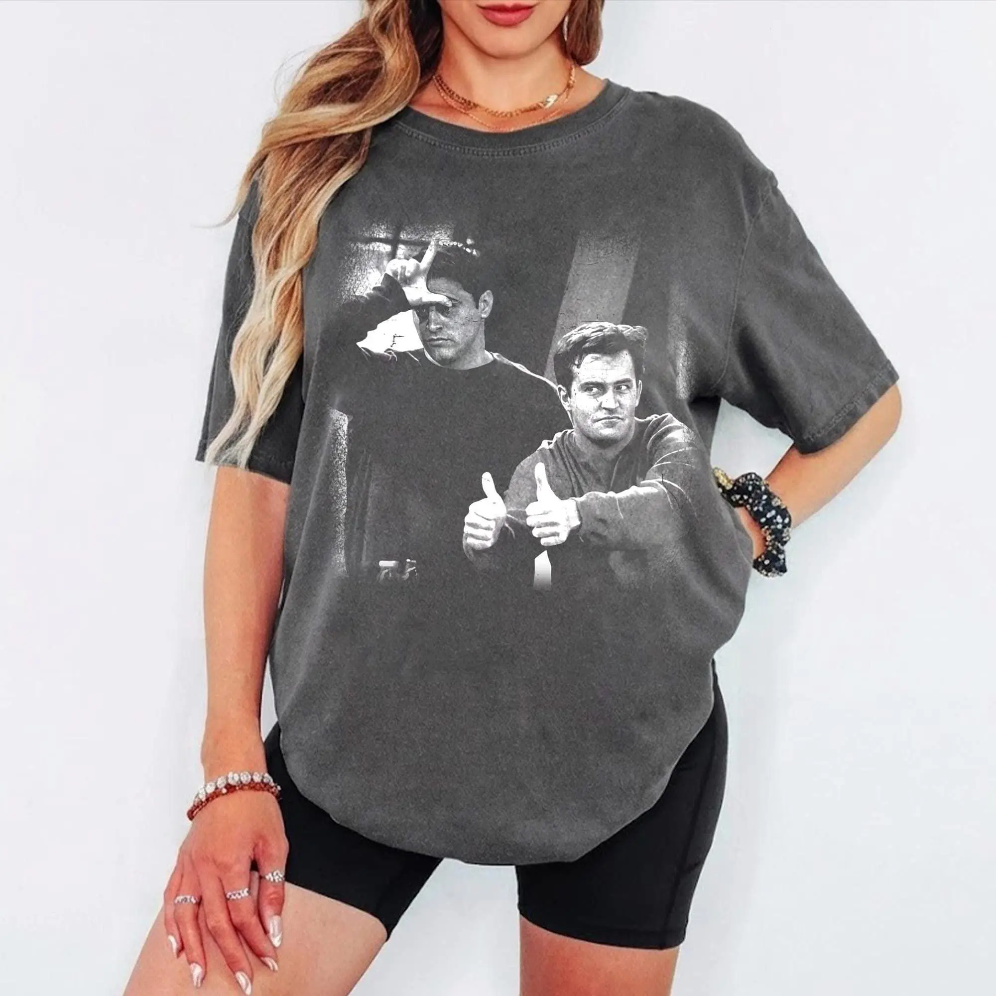 Comfort Colors  Chandler Bing Tshirt, Retro Friends