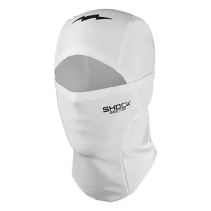 Shock Doctor Showtime Solid White Shystie Ski Mask - Lightweight Breathable Fabric for Summer Activities & Full Head Coverage
