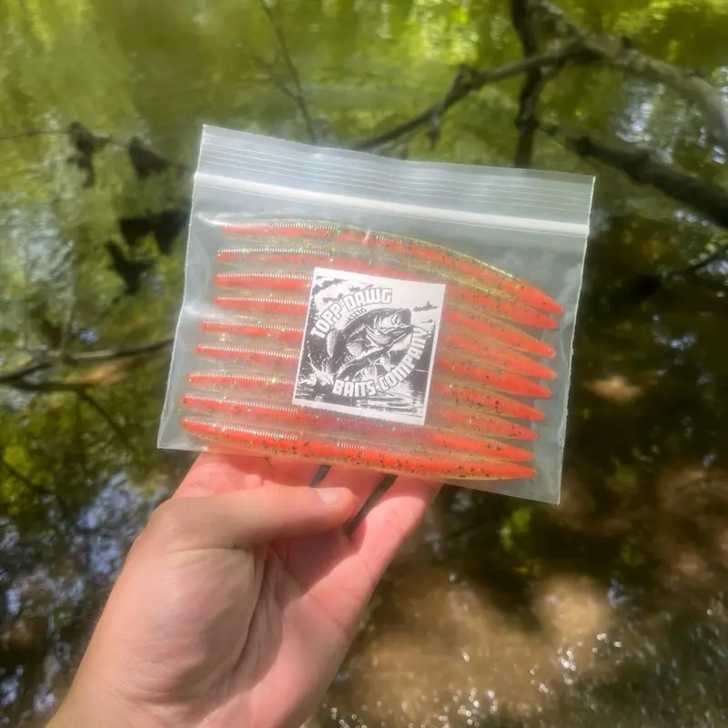Premium Blend - Translucent Series- “Sunny D” WITH CRAW SAUCE - Topp Dawg Baits