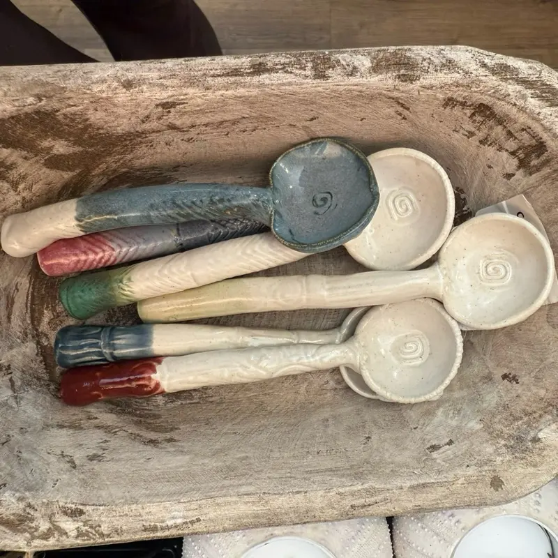 Ceramic spoons