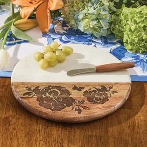 Floral Cutting Board with Spreader