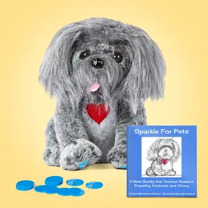 Sparkle the Rescue Pup  Stuffed Animal Companion for All Ages – Cuddly, Cute & Full of Heartwarming Joy! #RescueDogLove #StuffedAnimal #CuddleBuddy #PlushiePals
