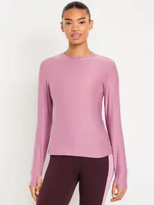 Old Navy Women's CloudMotion Keyhole Wrap Back Top