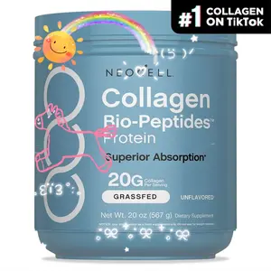 1x (567g) NeoCell Collagen Peptides Powder 20oz – GrassFed Protein Supplement, Advanced Formula with 18 Essential Amino Acids