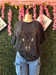 Bull Skull Boyfriend Tee