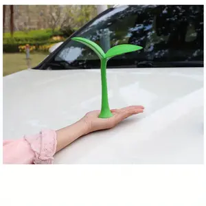 Cute 3D car roof decoration with car stickers, tentacles, and small saplings