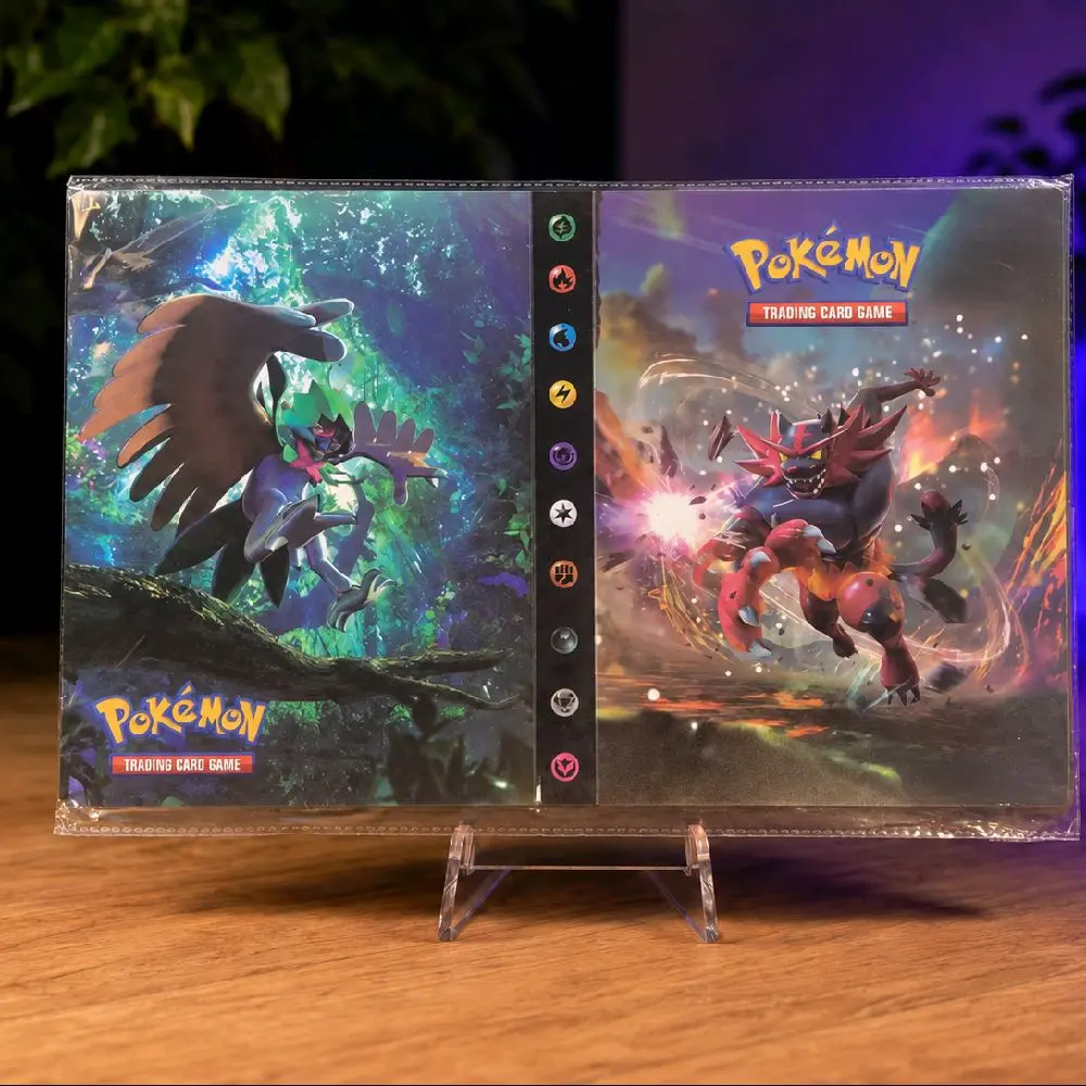 Pokémon Card Binder – Decidueye & Incineroar | Full-Art Design | 240-Card Capacity | BRAND NEW