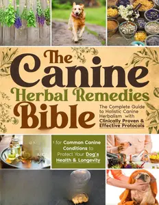 The Canine Herbal Remedies Bible: The Complete Guide to Holistic Canine Herbalism with Clinically Proven & Effective Protocols for Common Canine Conditions to Protect Your Dog’s Health & Longevity