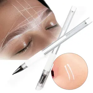 Easy and Precise Eyebrow Tattoo Marking Pen, Suitable Microblading and Permanent Makeup, Replaceable Eyebrow Tattoo Marking Pen, Precision Positioning Tool