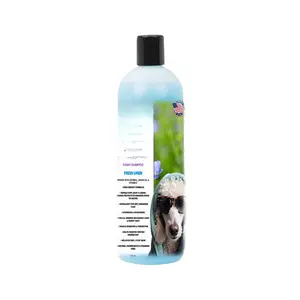 Funky Poodle Fresh Linen Shampoo - Ultra Deep Cleansing for Dogs & Cats, Lightly Fragranced, No Parabens, No Sulfates, Odor Control, Grain Free