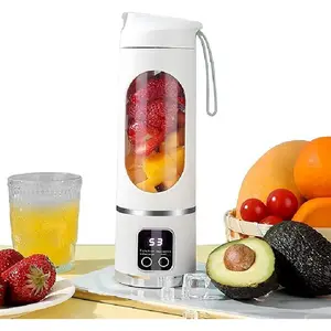 Digital Juicer Blender with Smart LED Display – Leak-Proof Compact Blender for Smoothies, Shakes, Baby Food & Travel, Lemon Juicer